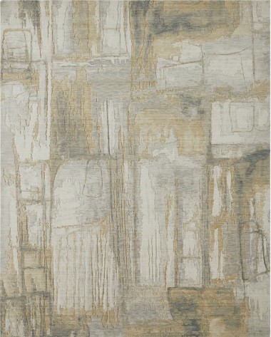 Transitional/Bohemian Beige/Tan Wool Area Rug: Regal Vancouver Nights 1822504: Warm Sands/Earth (Power-Loomed Area Rug)