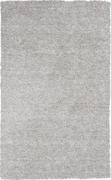 Shag White/Ivory Area Rug: Madison Blizzard 1320851: Ivory Heather (Hand-Woven Area Rug)