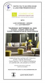Mafi International invites you to J Garner Home's open house and lunchtime presentation