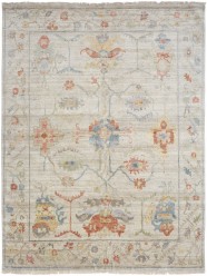 Regal | Aaron | 181898: Ivory/Multi area rug Traditional Ivory/White Wool Area Rug: Regal Aaron 181898: Ivory/Multi (Hand-Knotted Area Rug)