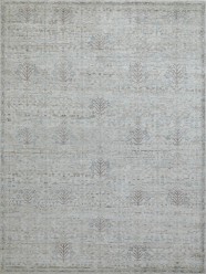 Bohemian/Traditional Beige/Tan Wool Area Rug: Mafi Signature Amiri AMR-110 (Hand-Knotted Area Rug)