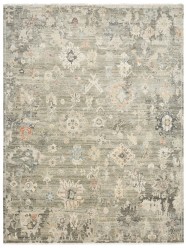 Regal | Akasha | 181324: Willow area rug Transitional/Transitional Green Wool Area Rug: Regal Akasha 181324: Willow (Hand-Knotted Area Rug)