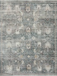 Traditional Blue/Navy Area Rug: Allure Bright Nydra 1230 (Power-Loomed Area Rug)