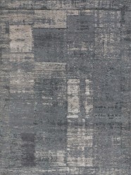 Transitional/Modern Grey/Silver Wool Area Rug: Mafi Signature Cologne COL-182 (Hand-Knotted Area Rug)