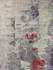 Transitional/Modern Grey/Silver Wool Area Rug: Mafi Signature Cologne COL-187 (Hand-Knotted Area Rug)