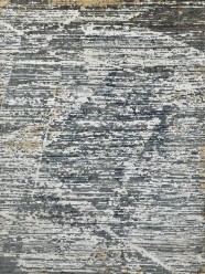 Transitional/Modern Grey/Silver Wool Area Rug: Mafi Signature Cologne COL-260 (Hand-Knotted Area Rug)