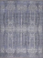 Transitional/Modern Grey/Silver Wool Area Rug: Mafi Signature Cologne COL-157 (Hand-Knotted Area Rug)