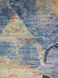 Mafi Signature | Cosmos | COMH-661: Multi area rug Transitional/Modern Multi Wool Area Rug: Mafi Signature Cosmos COMH-661 (Hand-Knotted Area Rug)