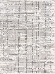 Modern Ivory Wool Area Rug: Bainbridge Cutler 23611: Ivory/Grey (Luxe-Weave Construction Area Rug)