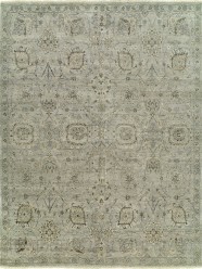 Regal | Destiny Luster | 184801: Grey Frost area rug Traditional Grey/Silver Wool Area Rug: Regal Destiny Luster 184801: Grey Frost (Hand-Knotted Area Rug)