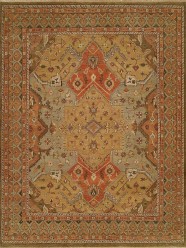 Traditional Multi Wool Area Rug: Regal Eclipse 185035: Multi (Hand-Knotted Area Rug)