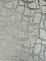 Modern Beige/Tan Wool Area Rug: Mafi Signature Emilia EM-104 (Hand-Knotted Area Rug)