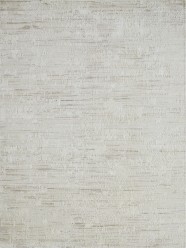 Transitional/Modern Ivory/White Wool Area Rug: Regal Estelle 185855: Ivory/Travertine (Handmade Area Rug)
