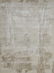 Transitional/Modern Beige/Tan Wool Area Rug: Regal Estelle 185955: Beige/Marble (Handmade Area Rug)