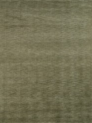 Transitional/Modern Green Wool Area Rug: Regal Florenza 186618: Green (Handmade Area Rug)