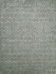 Transitional Grey/Silver Wool Area Rug: Regal Grandeur 187217: Grey Zinc (Handmade Area Rug)