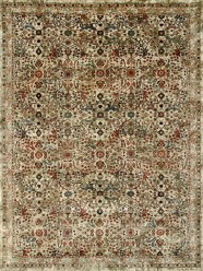 Mafi Signature | Khanna | KH-1323: Beige area rug Traditional Beige/Tan Wool Area Rug: Mafi Signature Khanna KH-1323 (Hand-Knotted Area Rug)