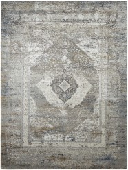 Traditional/Transitional Grey/Silver Area Rug: Regal Klondike 1811043: Greys/Multi (Power-Loomed Area Rug)
