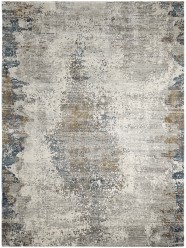 Traditional/Transitional Grey/Silver Area Rug: Regal Klondike 1811143: Pearl Grey/Multi (Power-Loomed Area Rug)