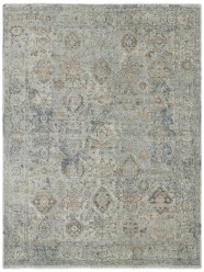 Traditional Grey/Silver Wool Area Rug: Regal Lake Roosevelt 1812918: Antique Grey (Hand-Knotted Area Rug)