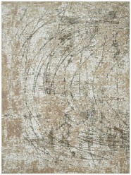 Transitional/Modern Multi Area Rug: Regal Maison Quartz 1813179: Earth Tones (Power-Loomed Area Rug)