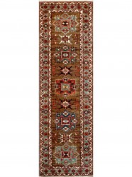 Karachi | Mughal | 10514: Silver area rug Bohemian/Traditional Grey/Silver Wool Area Rug: Karachi Mughal 10514: Silver (Hand-Knotted Area Rug)