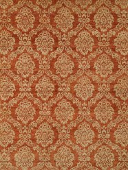 Transitional Orange/Rust Wool Area Rug: Regal Regal Marquis 1818327: Rust (Hand-Knotted Area Rug)