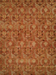 Transitional Orange/Rust Wool Area Rug: Regal Regal Marquis 1818137: Rust (Hand-Knotted Area Rug)