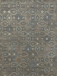Traditional Green Wool Area Rug: Antiquity Renaissance Charm 1131404: Forest/Blue (Hand-Knotted Area Rug)
