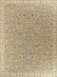 Traditional Green Wool Area Rug: Mafi Signature Saga SG-1054 (Hand-Knotted Area Rug)
