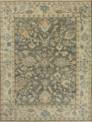 Traditional Charcoal/Black Wool Area Rug: Mafi Signature Tribal TB-5057 (Hand-Knotted Area Rug)