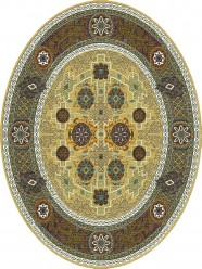Mafi Signature Custom | Timeless | TL-01-R ROUND area rug Traditional Yellow/Gold Wool Area Rug: Mafi Signature Custom Timeless TL-01-R ROUND (Hand-Knotted Area Rug)