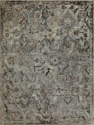 Mafi Signature | Topica | TO-109: Light Grey area rug Traditional/Transitional Grey/Silver Wool Area Rug: Mafi Signature Topica TO-109 (Hand-Knotted Area Rug)