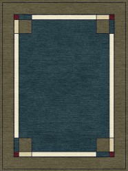 Mafi Signature Custom | Verdant | VER-107 area rug Modern/Bohemian Blue/Navy Wool Area Rug: Mafi Signature Custom Verdant VER-107 (Hand-Knotted Area Rug)