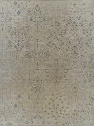 Traditional Beige/Tan Wool Area Rug: Antiquity Willow Crest 1230201: Beige (Hand-Knotted Area Rug)