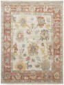 Traditional Beige/Tan Wool Area Rug: Regal Aaron 181598: Parchment/Spice (Hand-Knotted Area Rug)