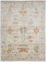 Traditional Ivory/White Wool Area Rug: Regal Aaron 181898: Ivory/Multi (Hand-Knotted Area Rug)