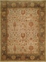 Traditional Ivory/White Wool Area Rug: Regal Archimedes 181759: Ivory/Black (Hand-Knotted Area Rug)