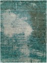 Modern/Transitional Turquoise Wool Area Rug: Silk Road Avia 191987 (Hand-Knotted Area Rug)