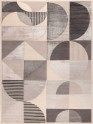 Modern Ivory Wool Area Rug: Silk Road Concept 193618 (Hand-Knotted Area Rug)