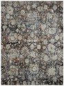 Traditional/Transitional Blue/Navy Area Rug: Regal Crater Mountain 183641: Denim/Grey (Power-Loomed Area Rug)