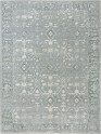 Modern Grey Wool Area Rug: Bainbridge Cutler 23011: Grey/Ivory (Power-Loomed Area Rug)