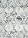 Modern Ivory Wool Area Rug: Bainbridge Cutler 23211: Ivory/Black (Power-Loomed Area Rug)