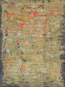 Contemporary Grey/Silver Wool Area Rug: Modern Masters Art Decco Dusk 13040: Smoke (Hand-Knotted Area Rug)