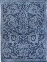 Bohemian Blue/Navy Wool Area Rug: West Lake Edelle 2355009: Blue (Hand-Knotted Area Rug)