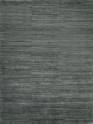Transitional/Modern Charcoal/Black Wool Area Rug: Regal Ellipse 185458: Charcoal (Hand-Knotted Area Rug)