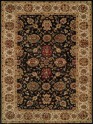 Traditional Charcoal/Black Wool Area Rug: Regal Emporium 185382: Black/Ivory (Hand-Tufted Area Rug)