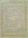 Traditional Soft Blue Wool Area Rug: Silk Road Elicia 19511 (Hand-Knotted Area Rug)