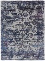 Traditional/Transitional Pink/Purple Wool Area Rug: Regal Gnomeo 187541: Indigo/Wisteria (Hand-Knotted Area Rug)