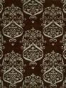 Transitional Brown Wool Area Rug: Regal Grandeur 187276: Brown (Handmade Area Rug)
